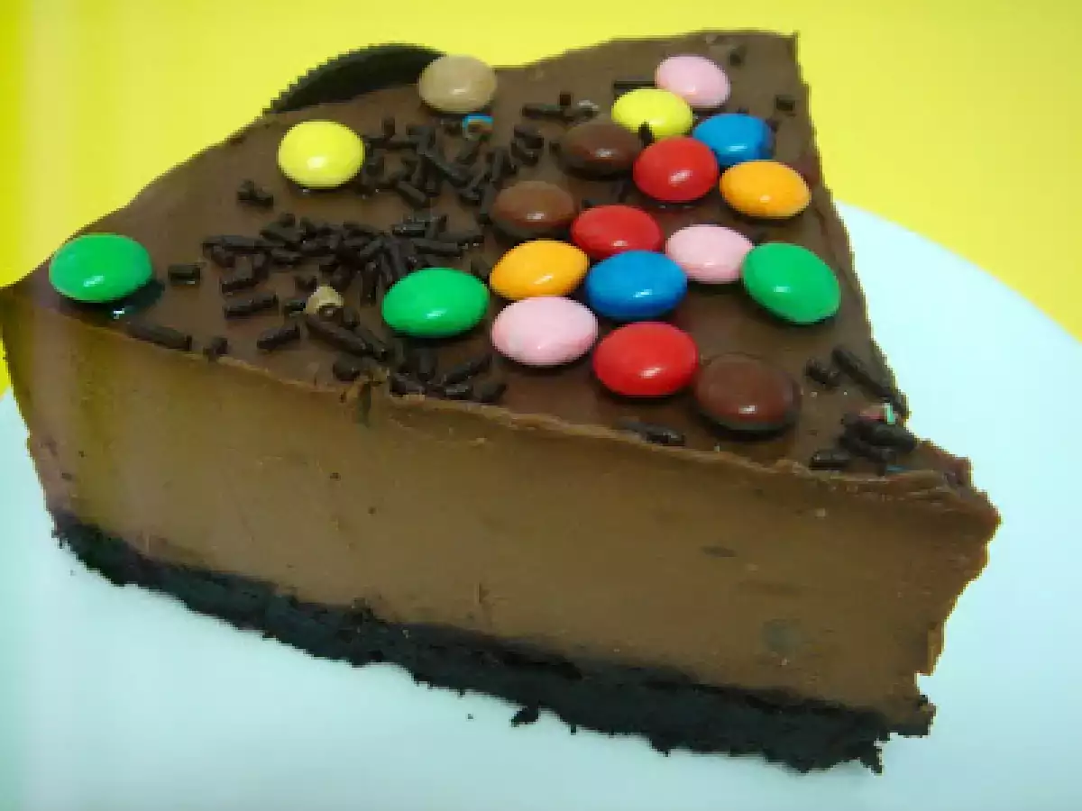 TARTA RÁPIDA DE CHOCOLATE Y QUESO - foto 6