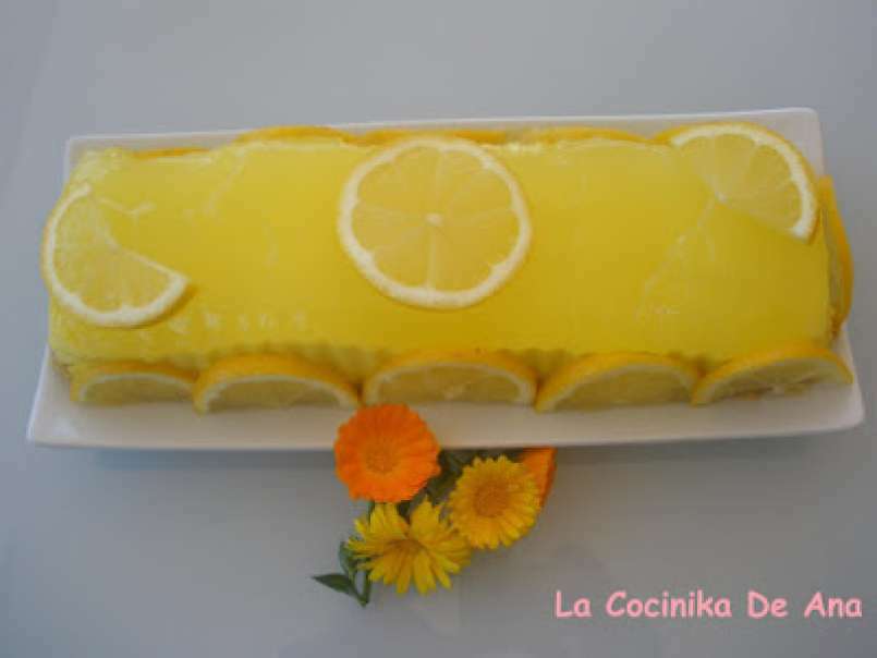 Tarta rápida de limón (reto color amarillo)