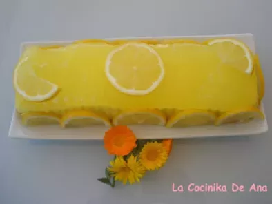 Tarta rápida de limón (reto color amarillo)