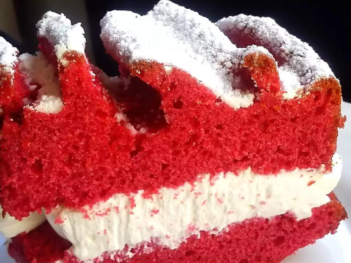 Tarta red velvet o terciopelo rojo - foto 2