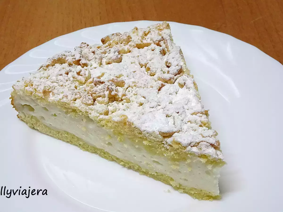 Tarta rellena de crema de yogur - foto 3