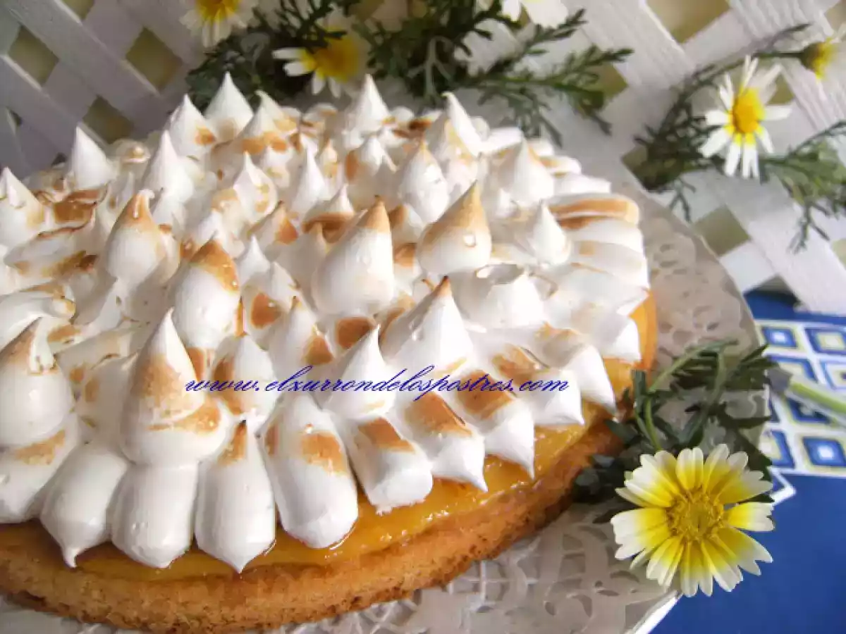 Tarta Sable Bretón con Crema de Naranja