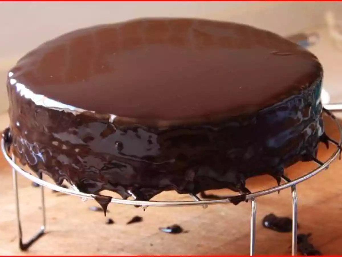 Tarta Sacher al microondas