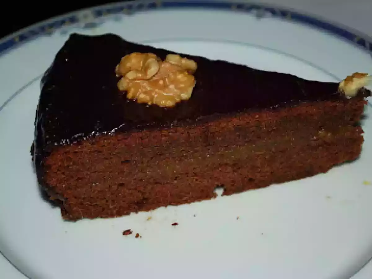 Tarta sacher de mango
