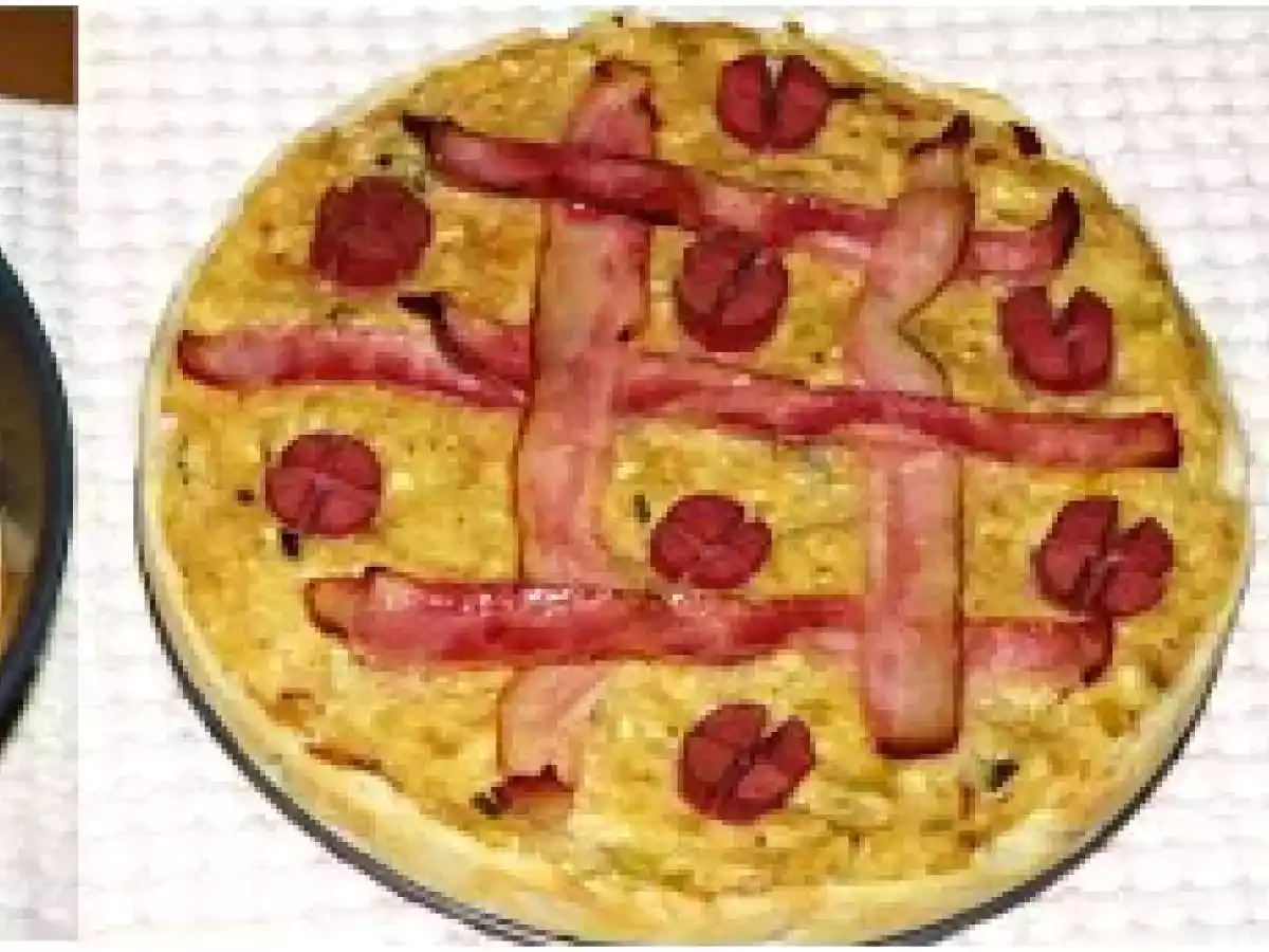 Tarta Salada de Calabacín y Puerros