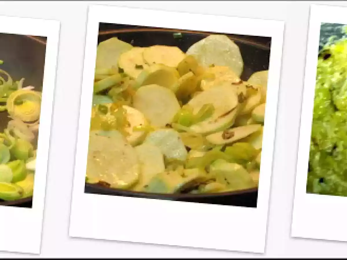 Tarta Salada de Calabacín y Puerros - foto 3