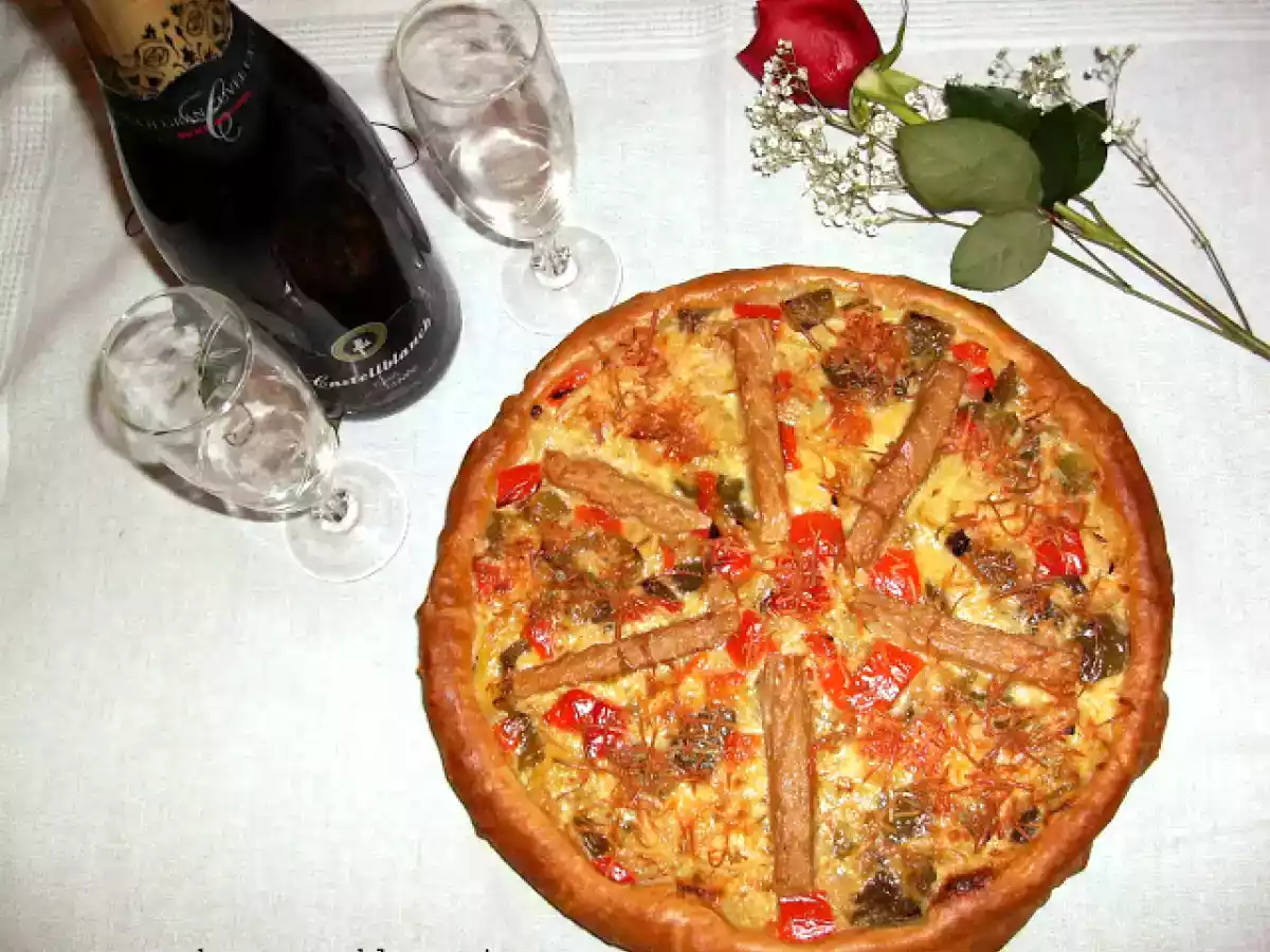 TARTA SALADA DE VEGETALES Y ATÚN Campos - foto 2