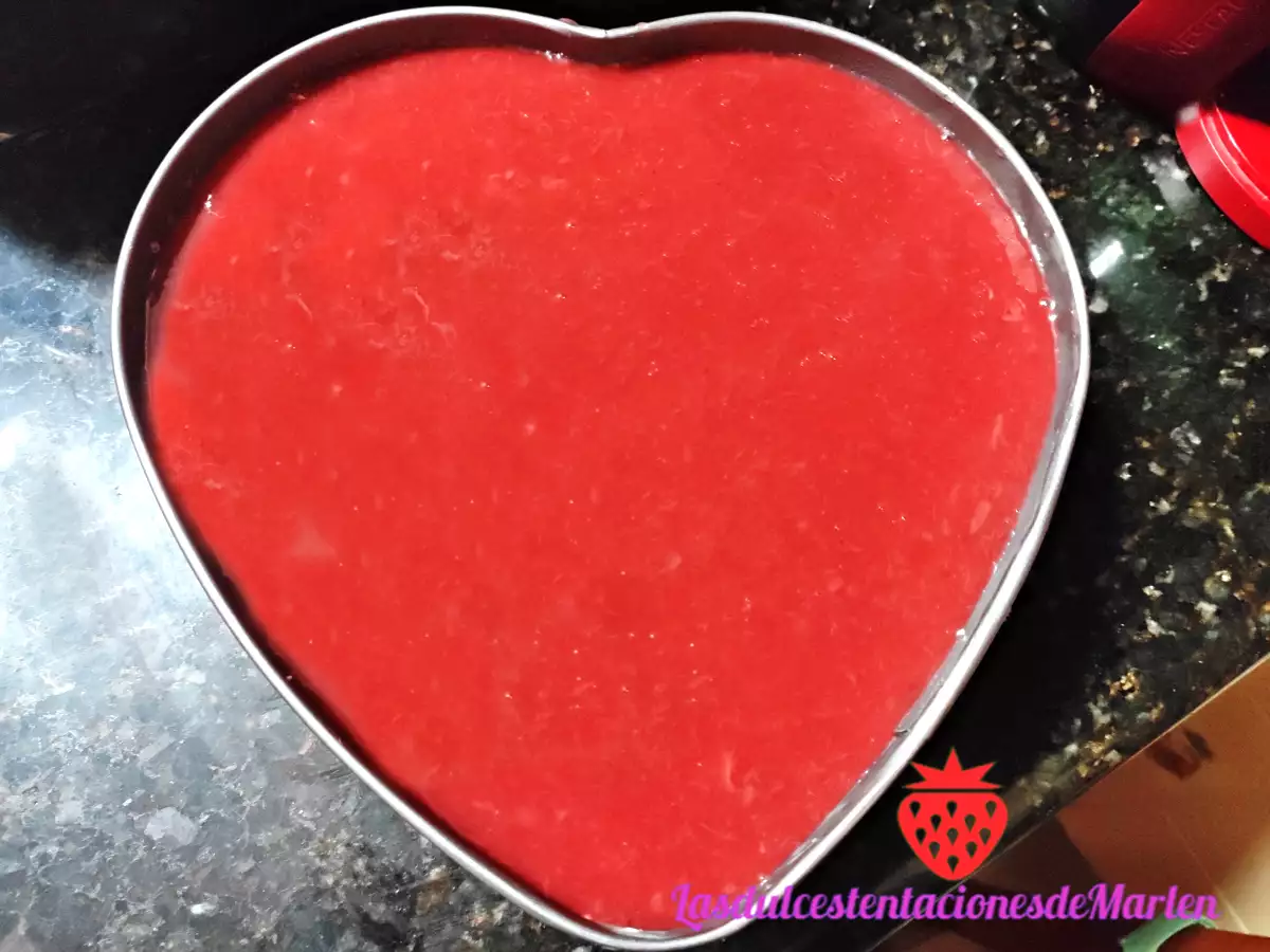Tarta San Valentín de Fresas y Yogur - foto 3