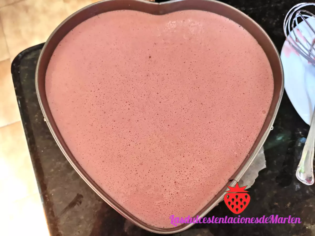 Tarta San Valentín de Fresas y Yogur - foto 4