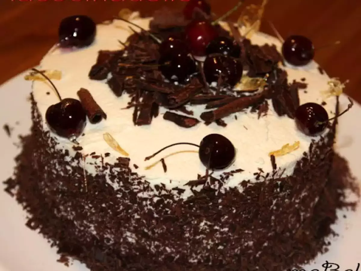 Tarta Selva Negra deliciosa