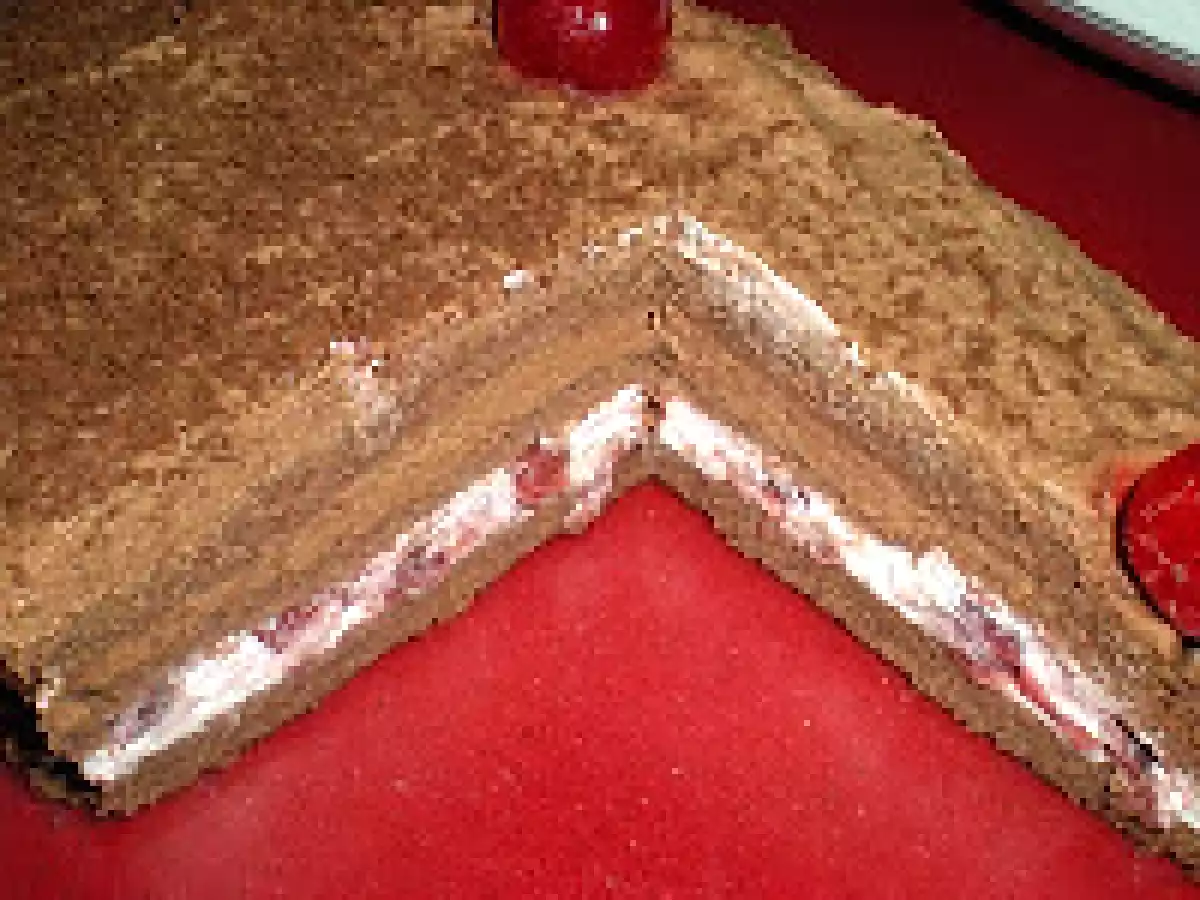 Tarta Selva Negra rectangular paso a paso. - foto 2