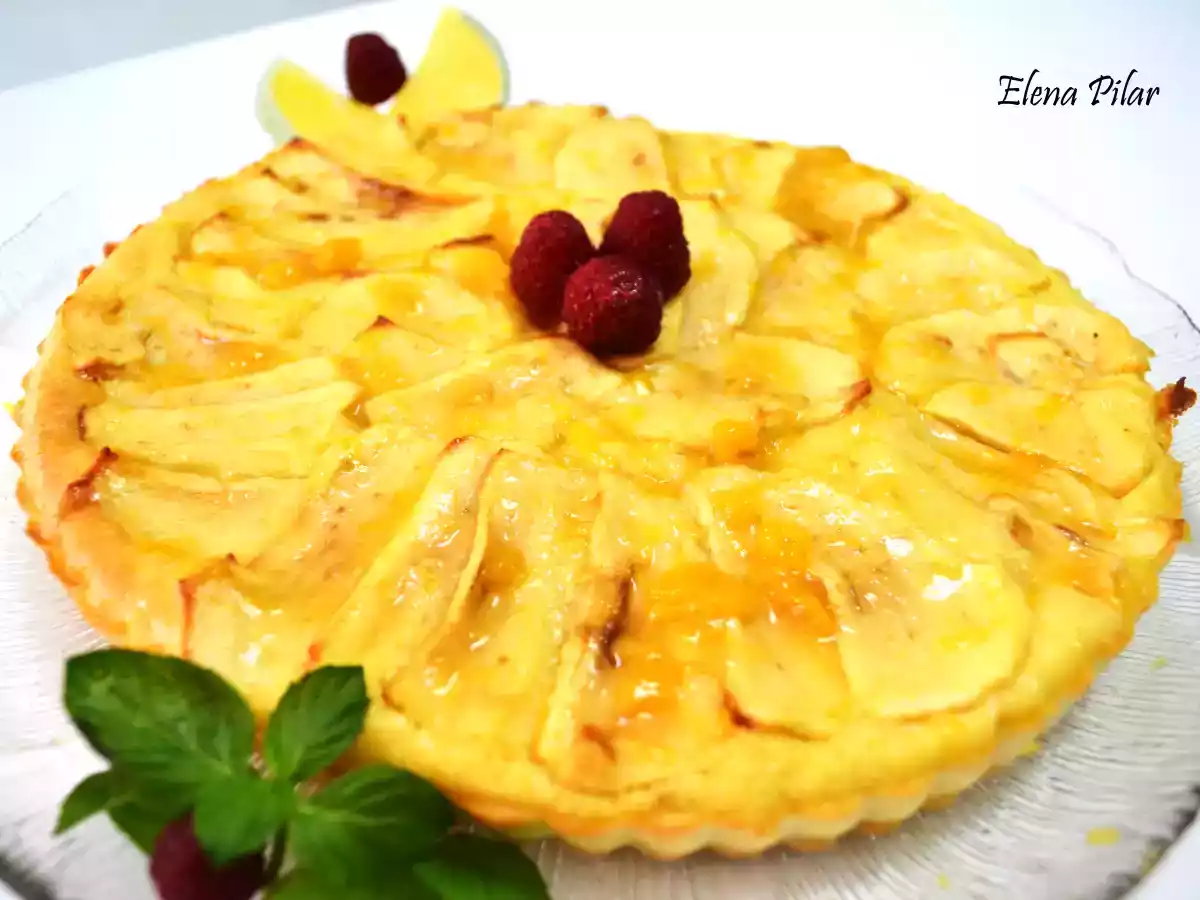 Tarta sencilla de Manzana (Sin azúcar)