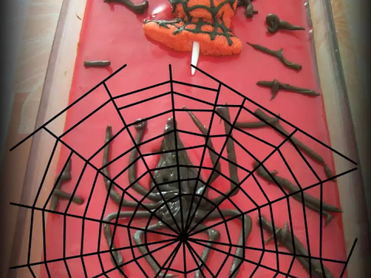 Tarta Spiderman de galletas. - foto 2