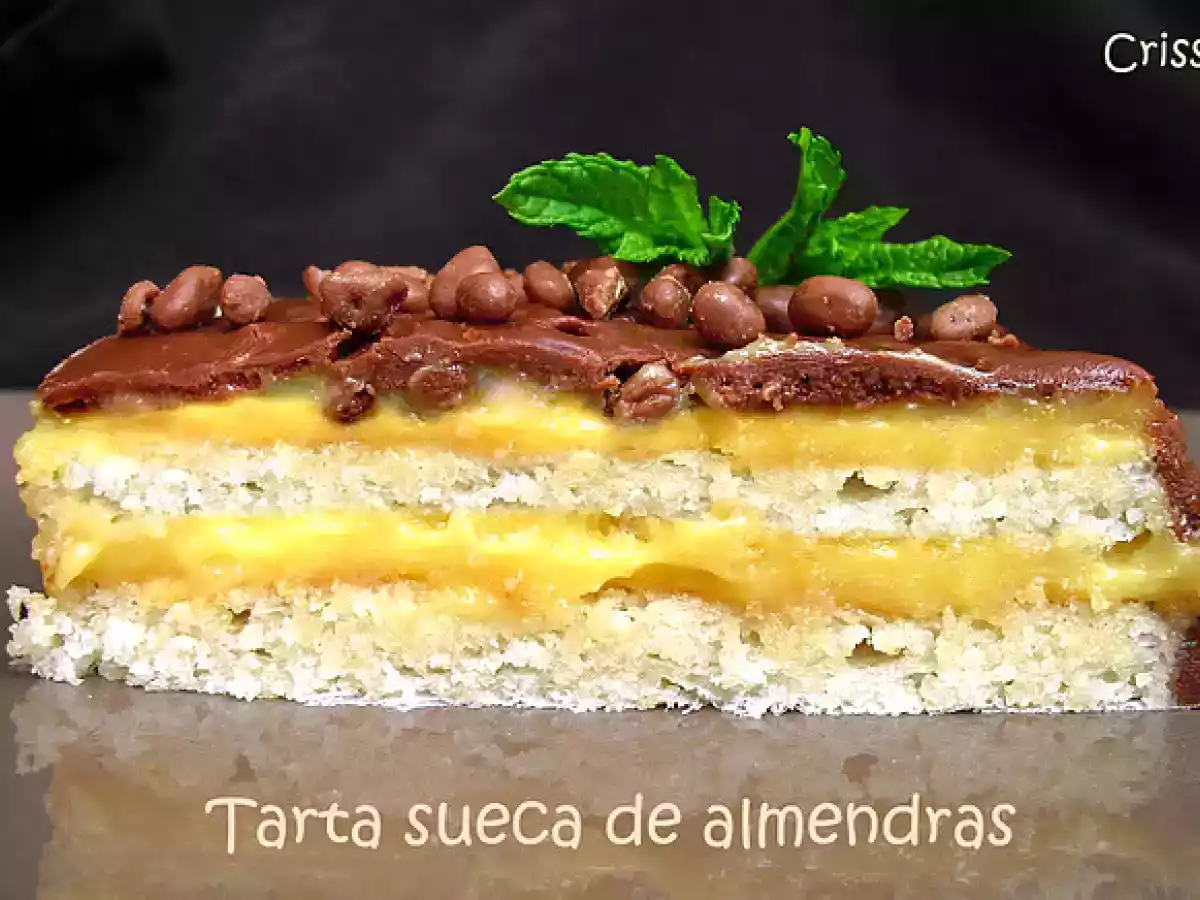 TARTA SUECA DE ALMENDRAS