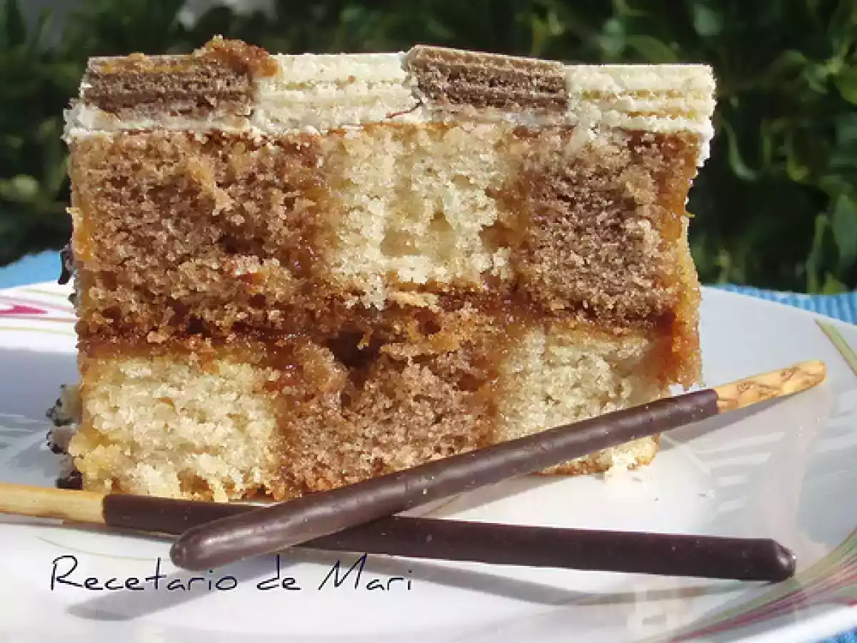 Tarta tablero de ajedrez y feliz cumpleaños - foto 3