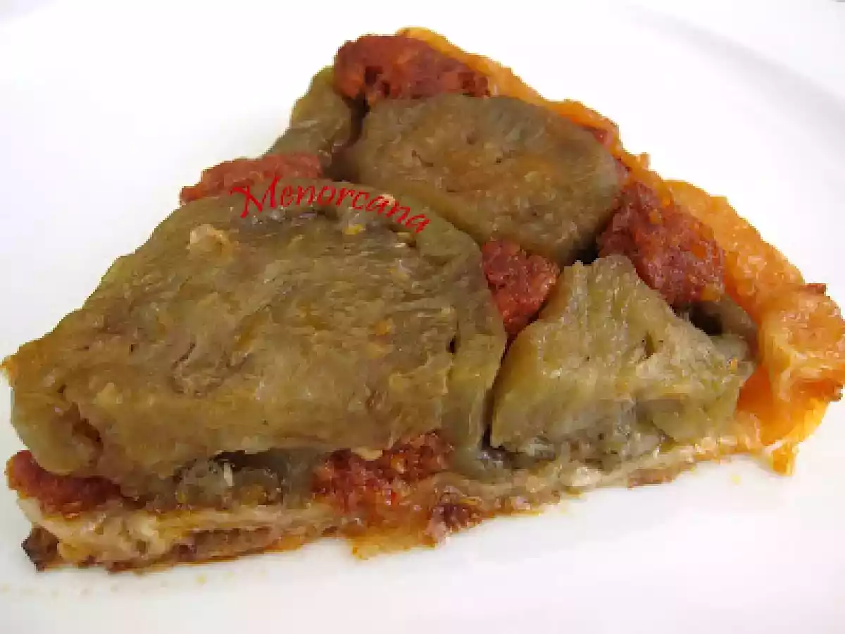 Tarta tatin de berenjenas y sobrasada - foto 3