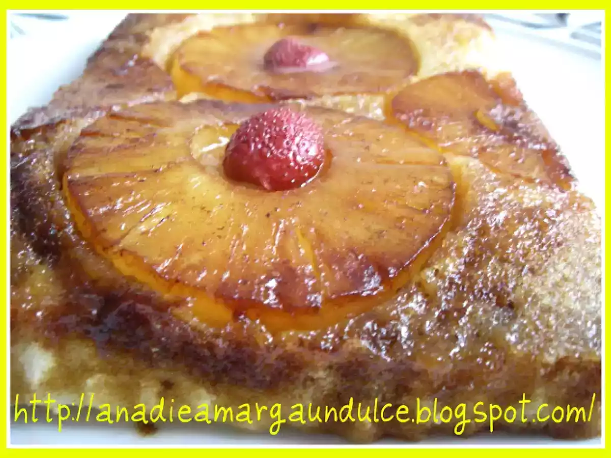 TARTA TATIN DE PIÑA (al vapor)