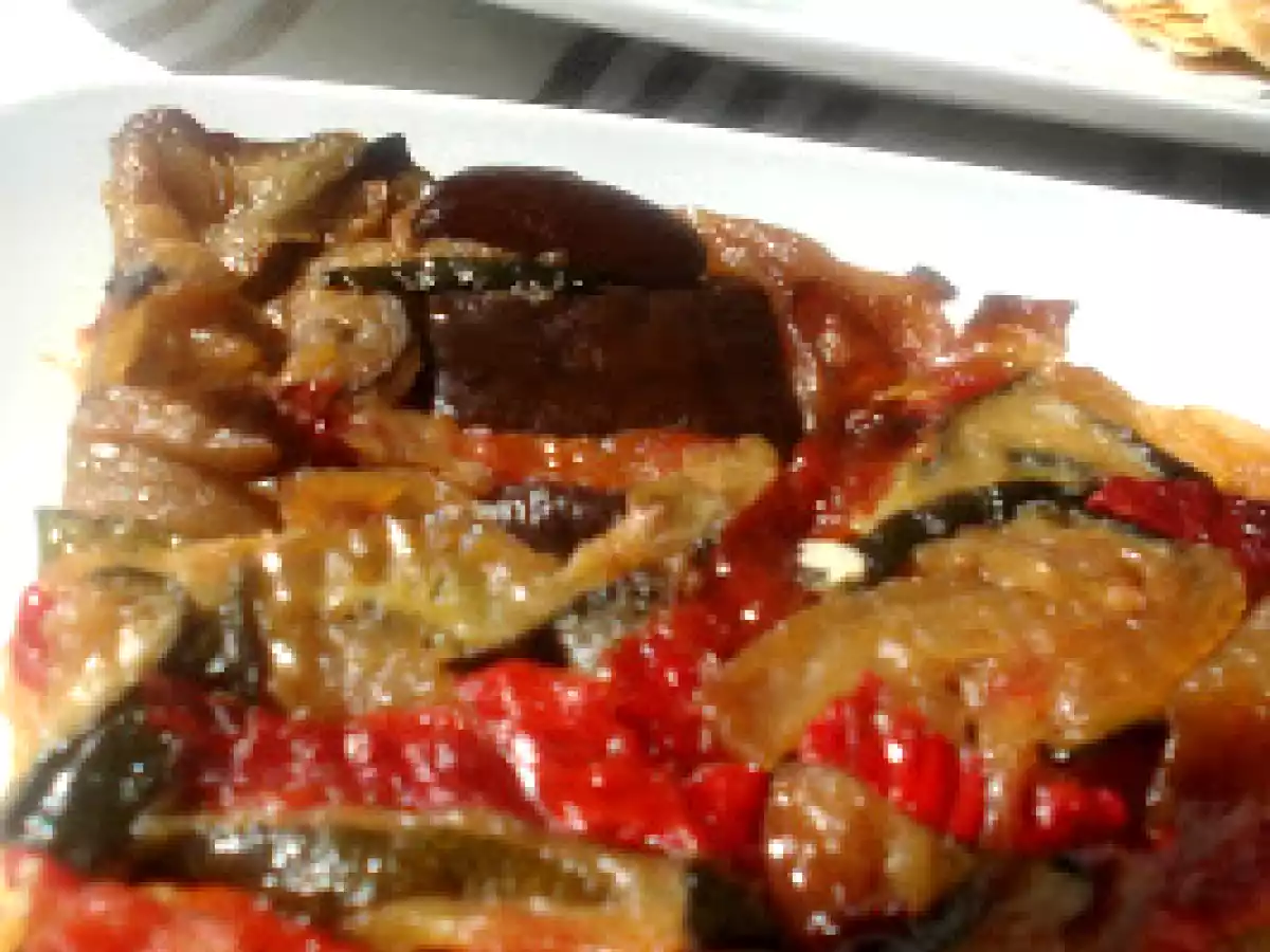 Tarta tatin de verduras asadas - foto 3