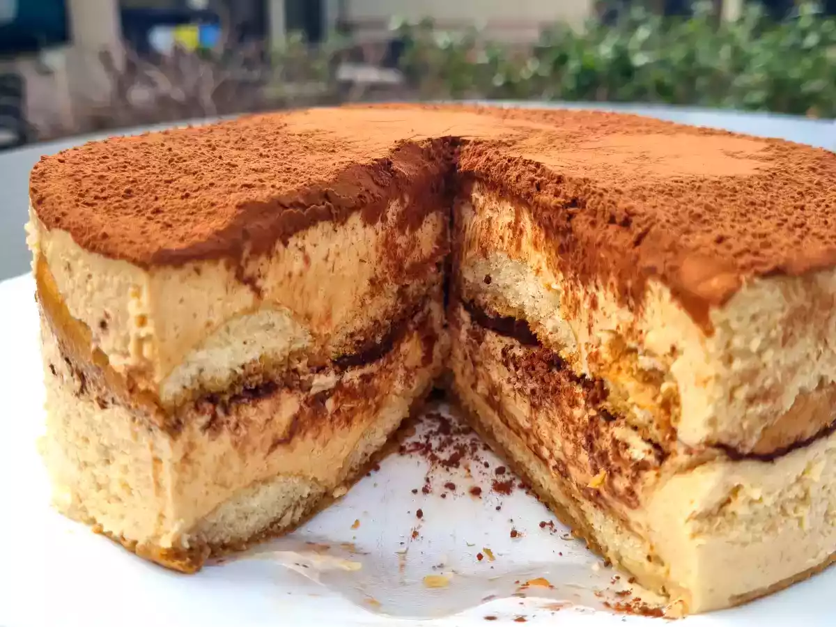 Tarta tiramisú de turrón - foto 2