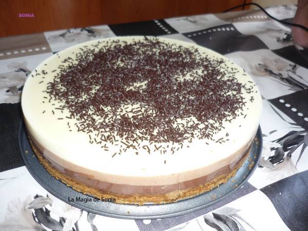 Tarta Tres Chocolates.