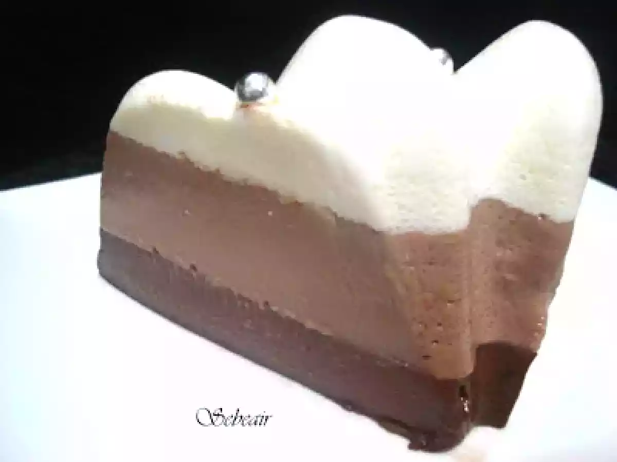 TARTA TRES CHOCOLATES EN MOLDE DE SILICONA (thermomix y tradicional) - foto 2