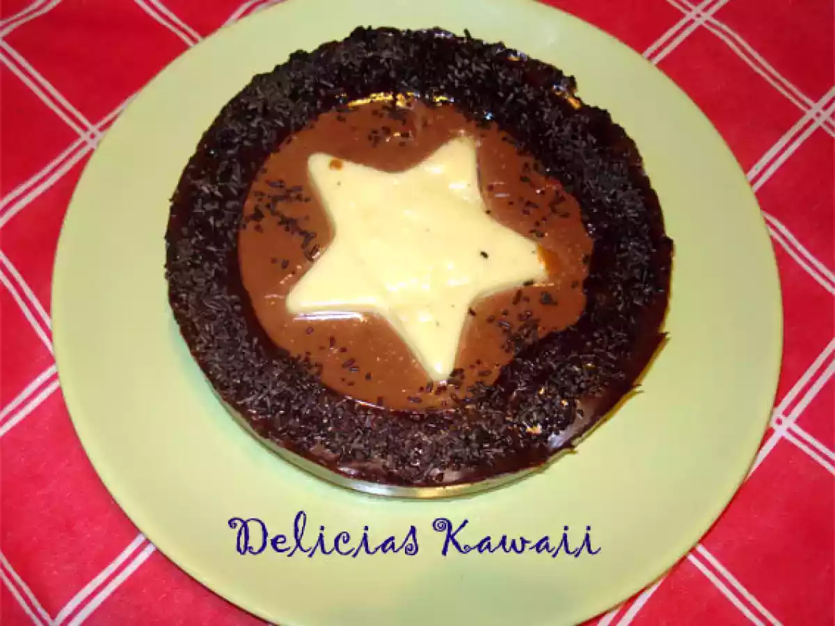 Tarta tres chocolates Invertida