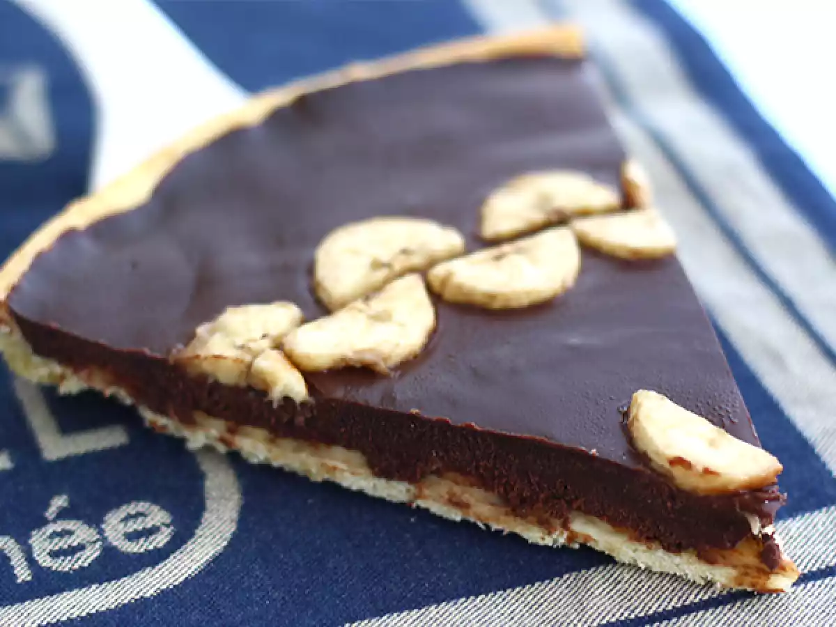 Tartaleta de chocolate y plátano - foto 3