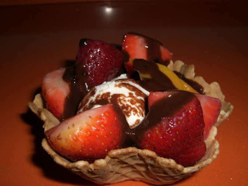 Tartaleta de Frutas y helado, foto 1