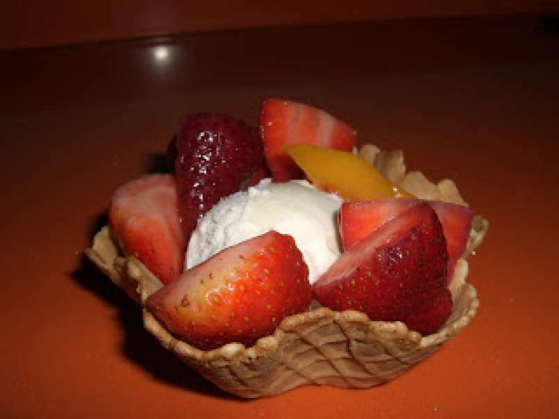 Tartaleta de Frutas y helado, foto 2