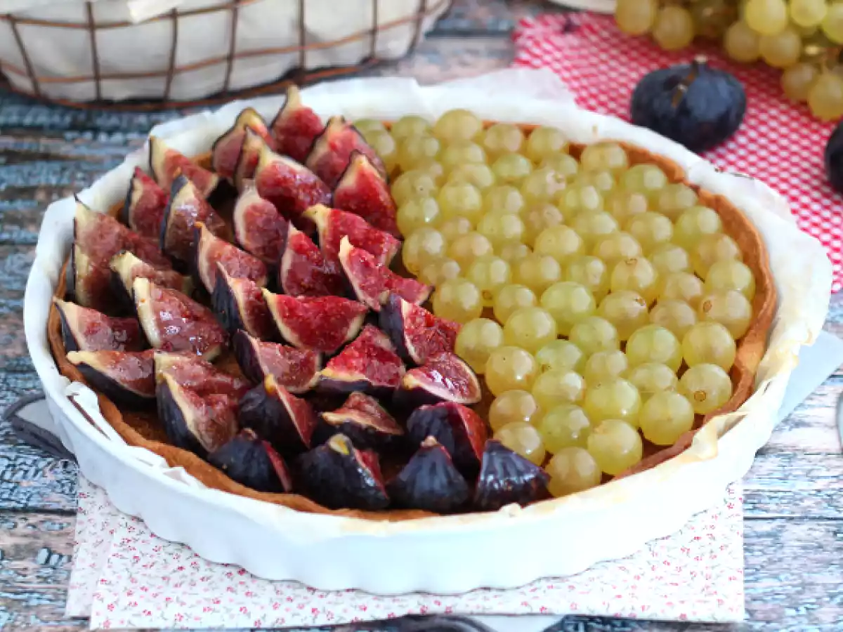 Tartaleta de higos y uvas - foto 3