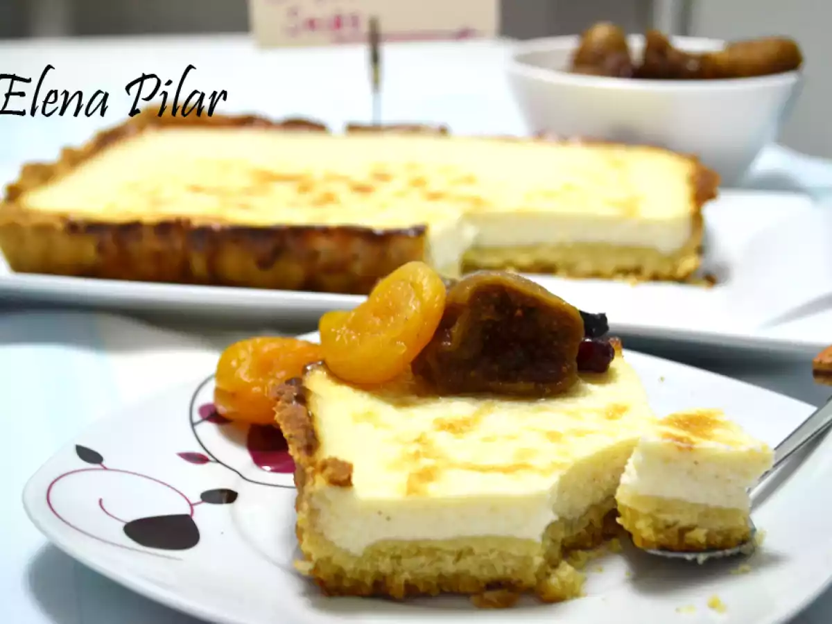 Tartaleta de Ricota con compota de frutas secas