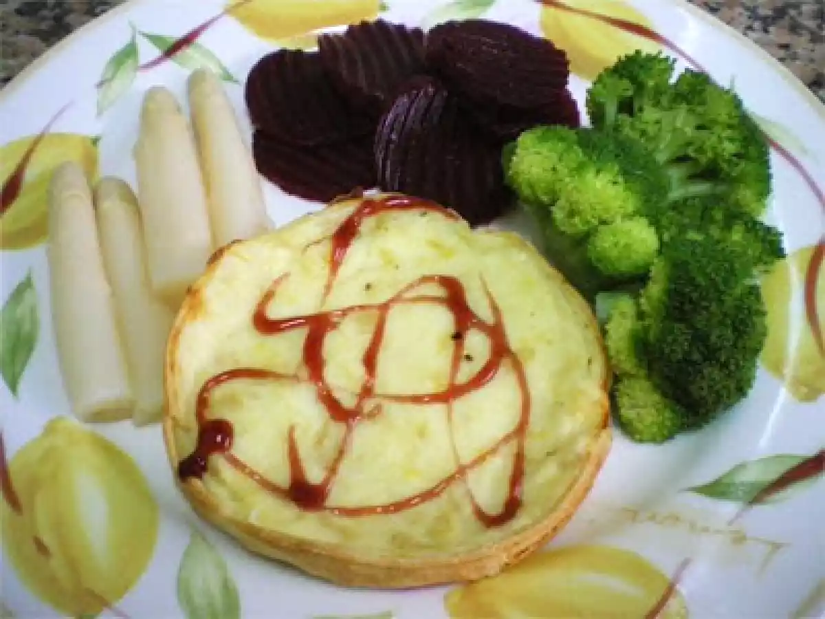 Tartaletas de bechamel y queso