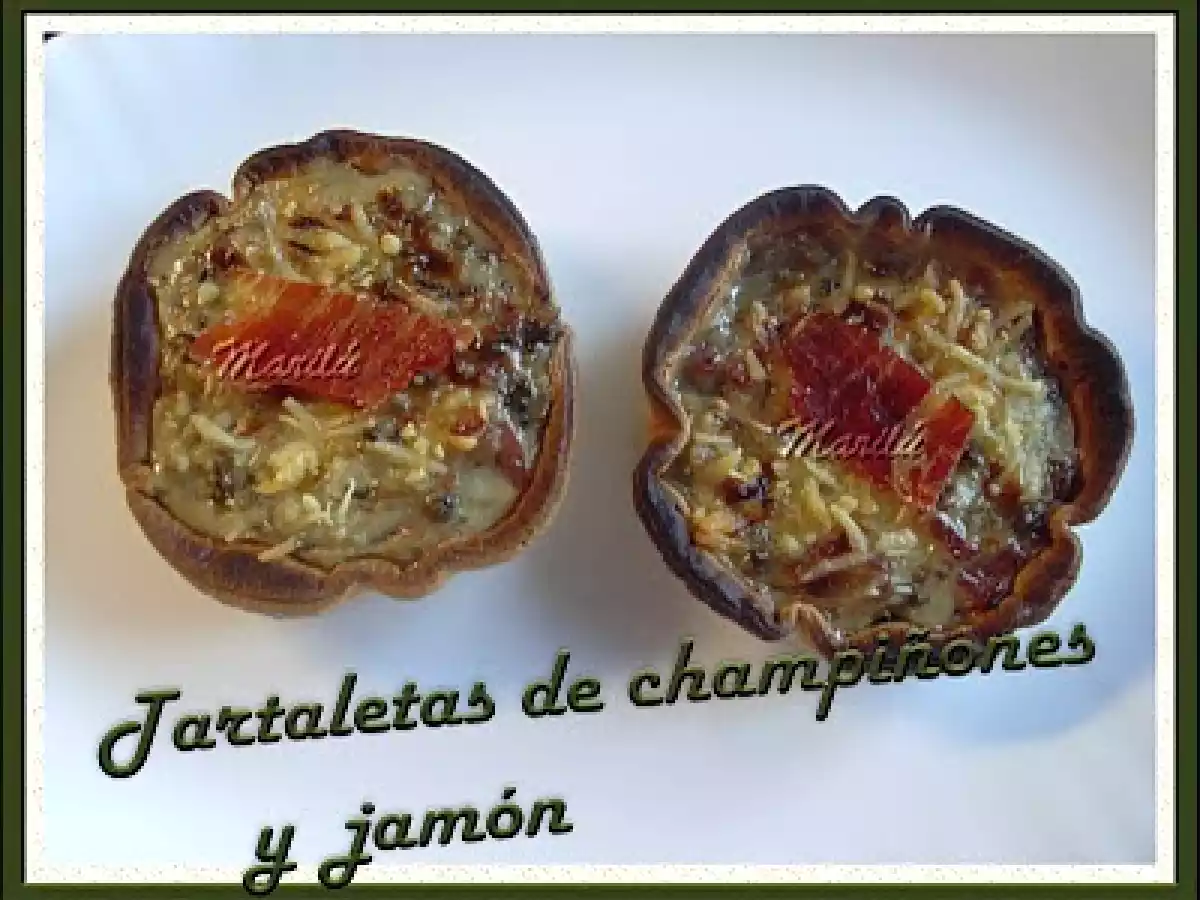 TARTALETAS DE CHAMPIÑONES