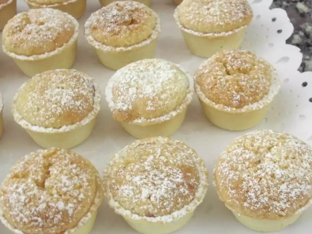 Tartaletas de frangipane y mermelada