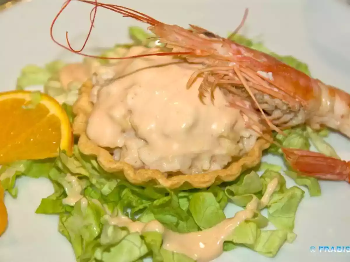 Tartaletas de gambas