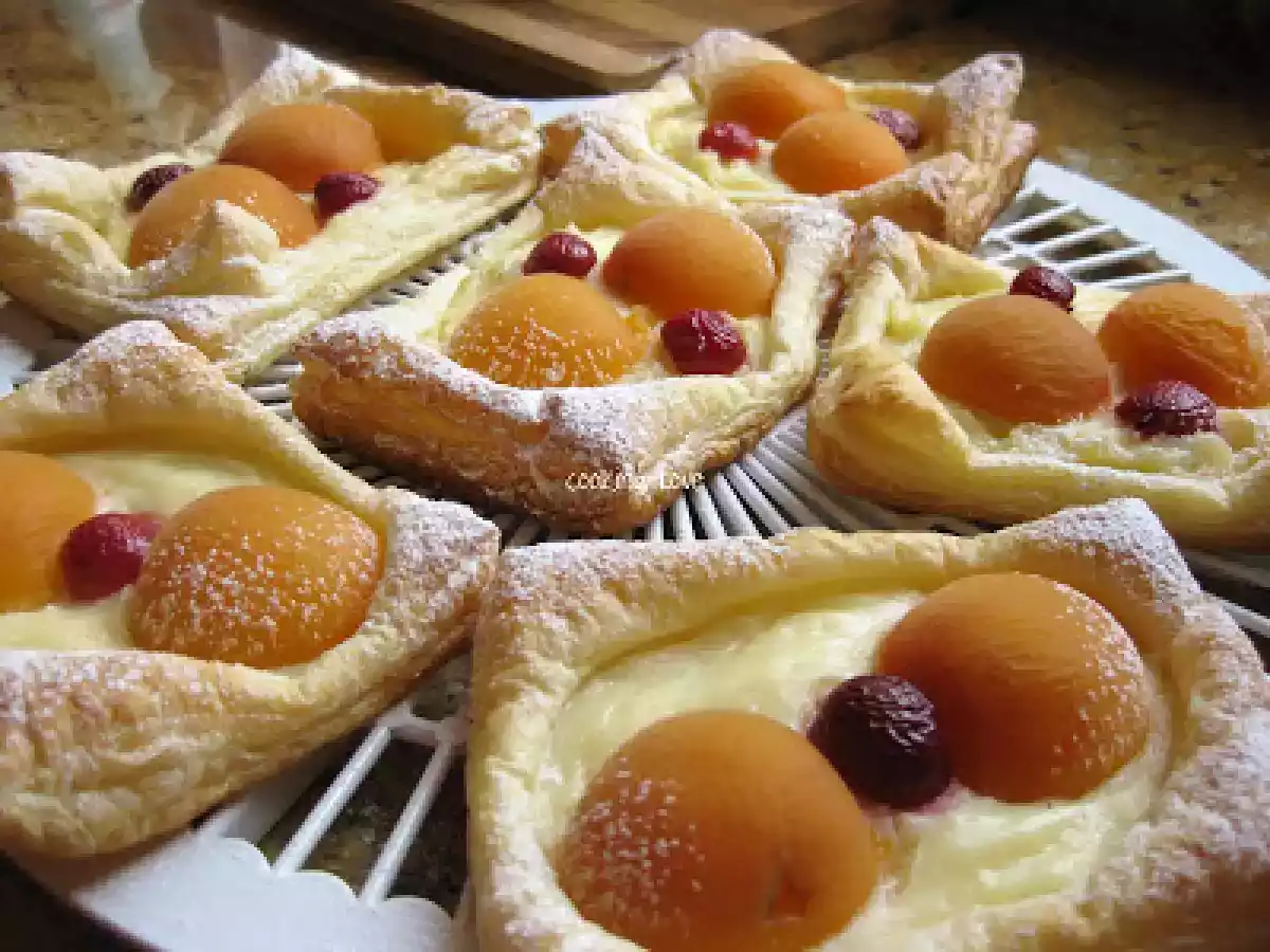 Tartaletas de hojaldre y albaricoques - foto 3