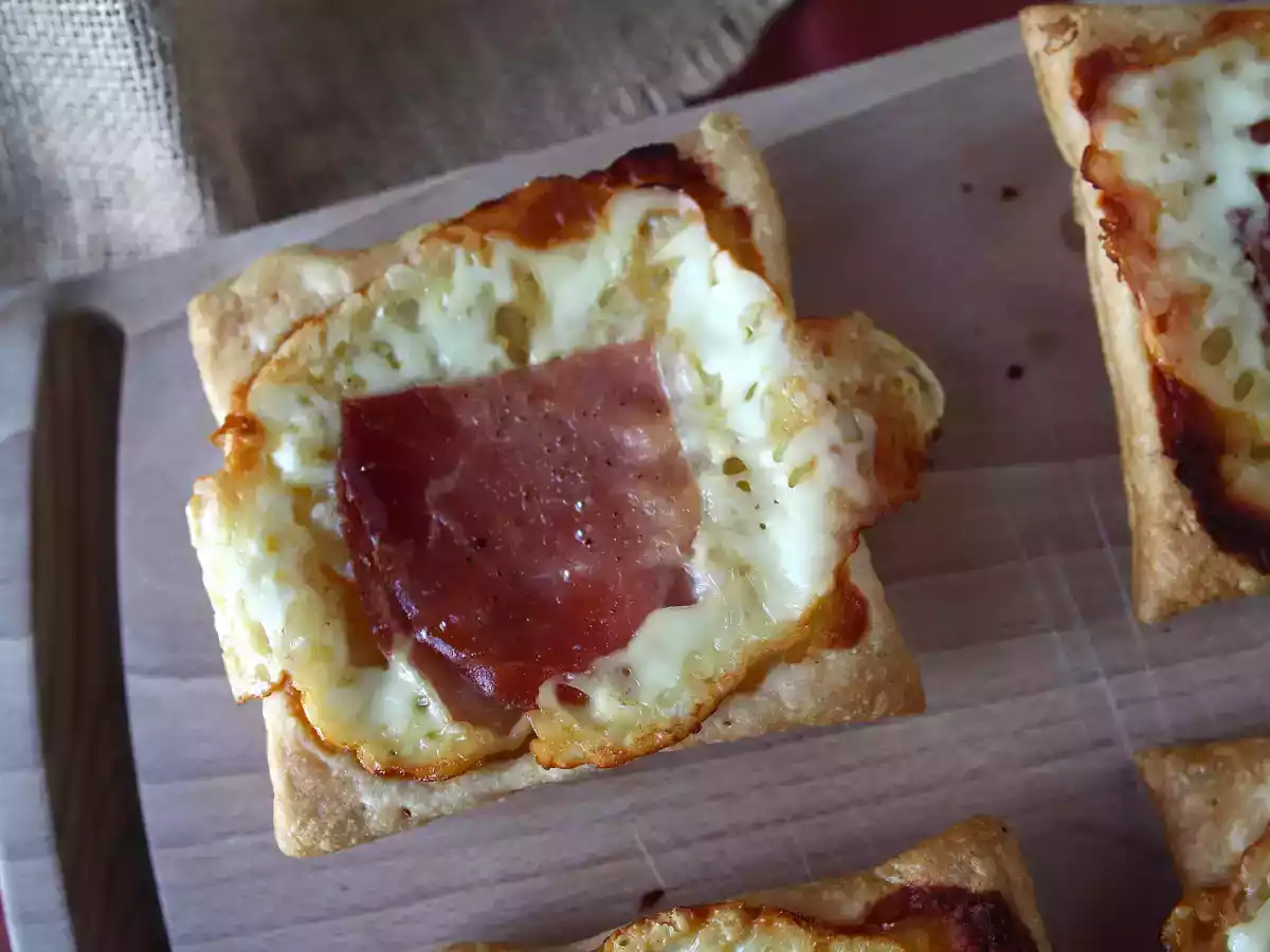 Tartaletas de jamón serrano, patatas y queso raclette - foto 5