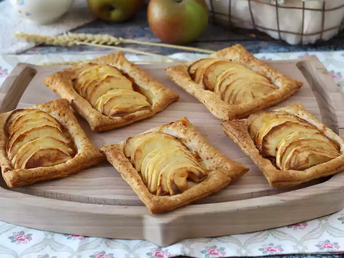 Tartaletas de manzana con hojaldre - foto 2