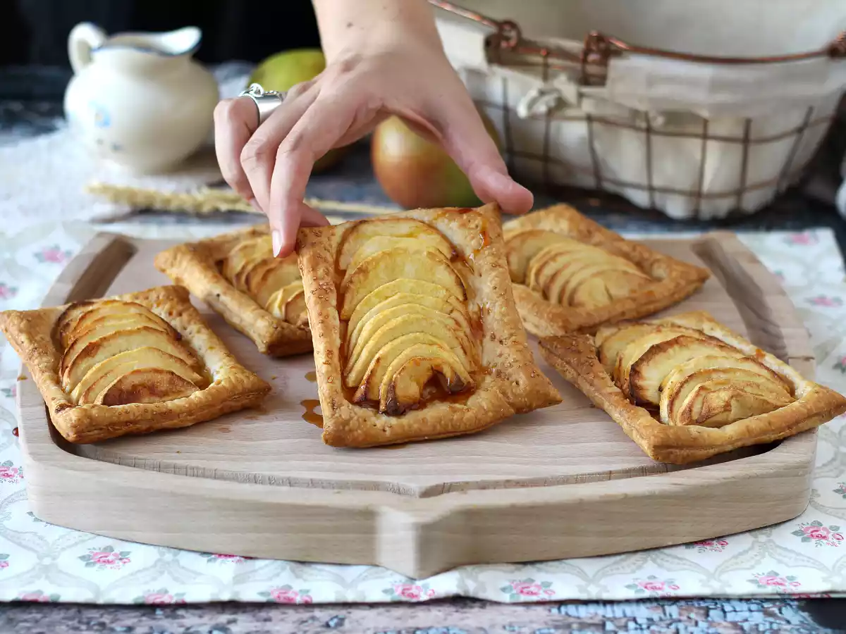 Tartaletas de manzana con hojaldre - foto 4