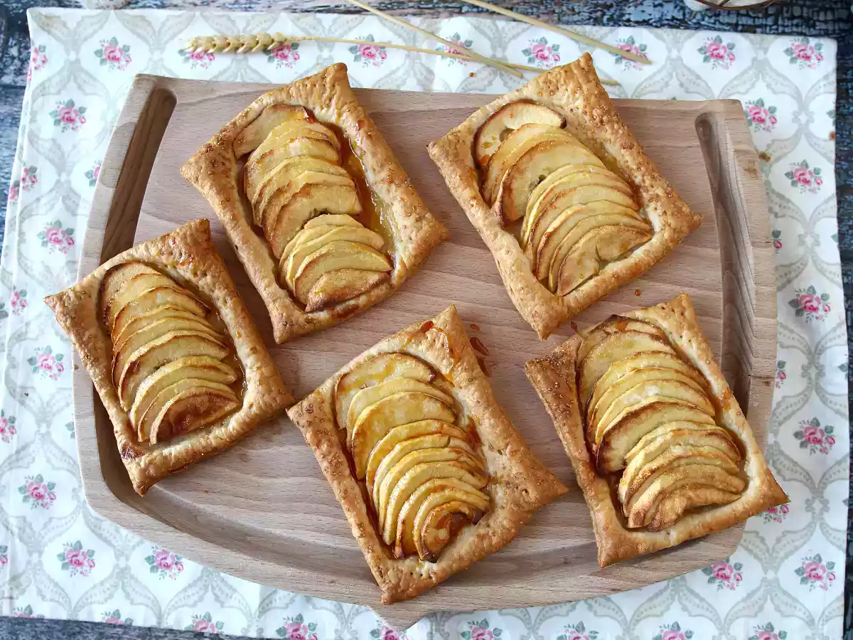 Tartaletas de manzana con hojaldre - foto 6