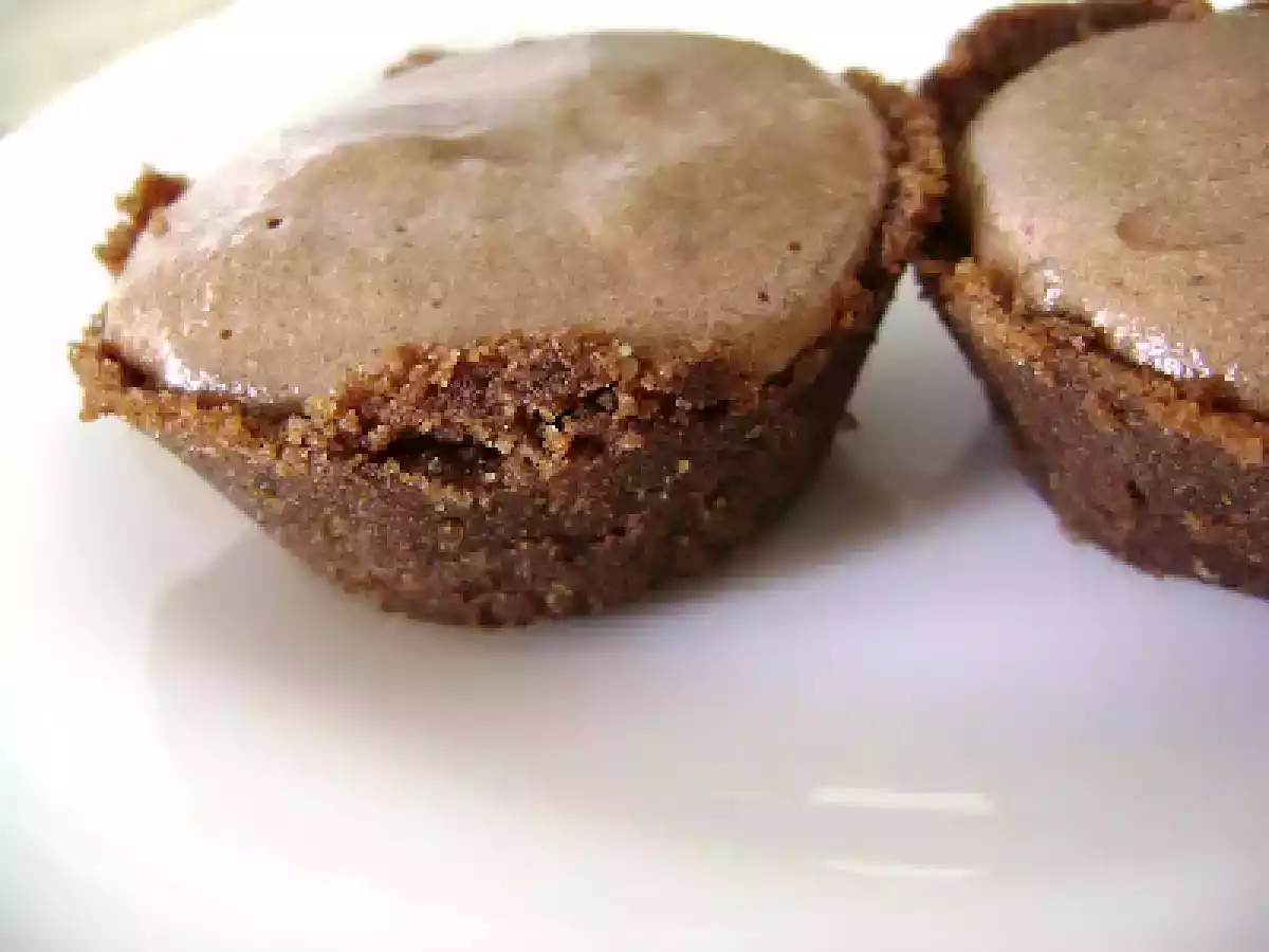 Tartaletas de mousse de chocolate