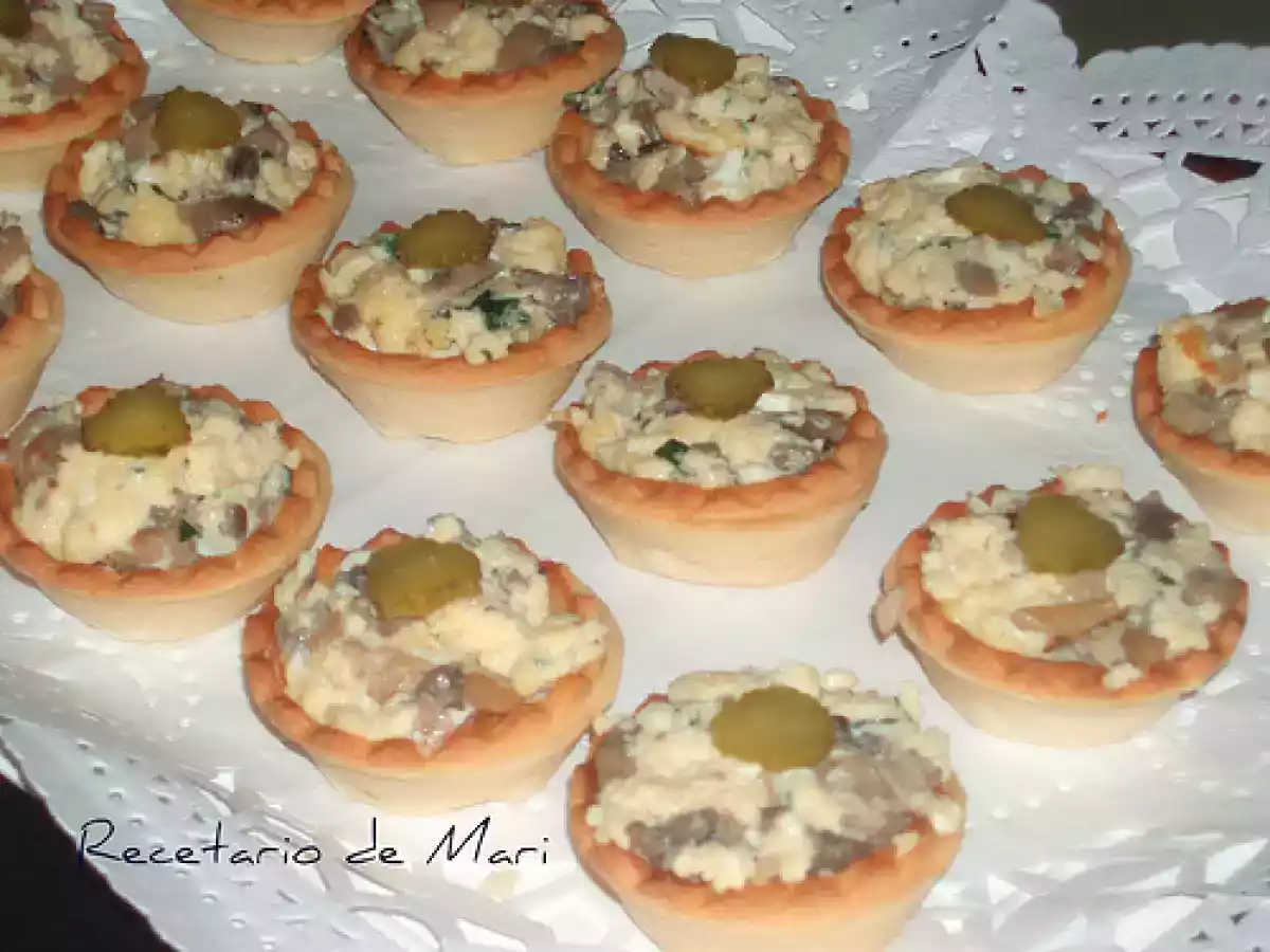 Tartaletas de revuelto con champiñones - foto 3