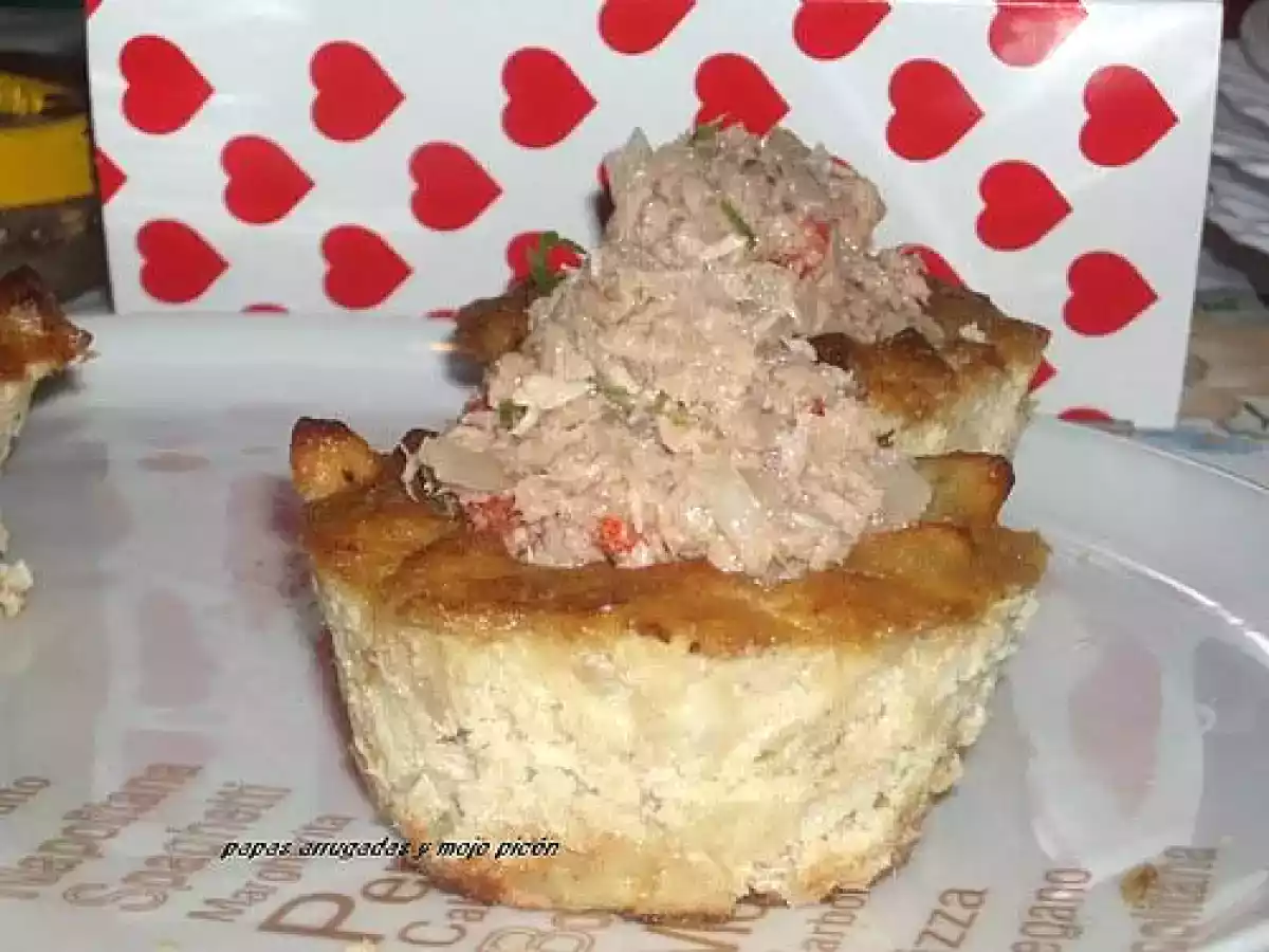 TARTALETAS DE TORTILLA RELLENAS DE SALPICON DE ATUN - PREMIO BLOG 2008 - foto 3