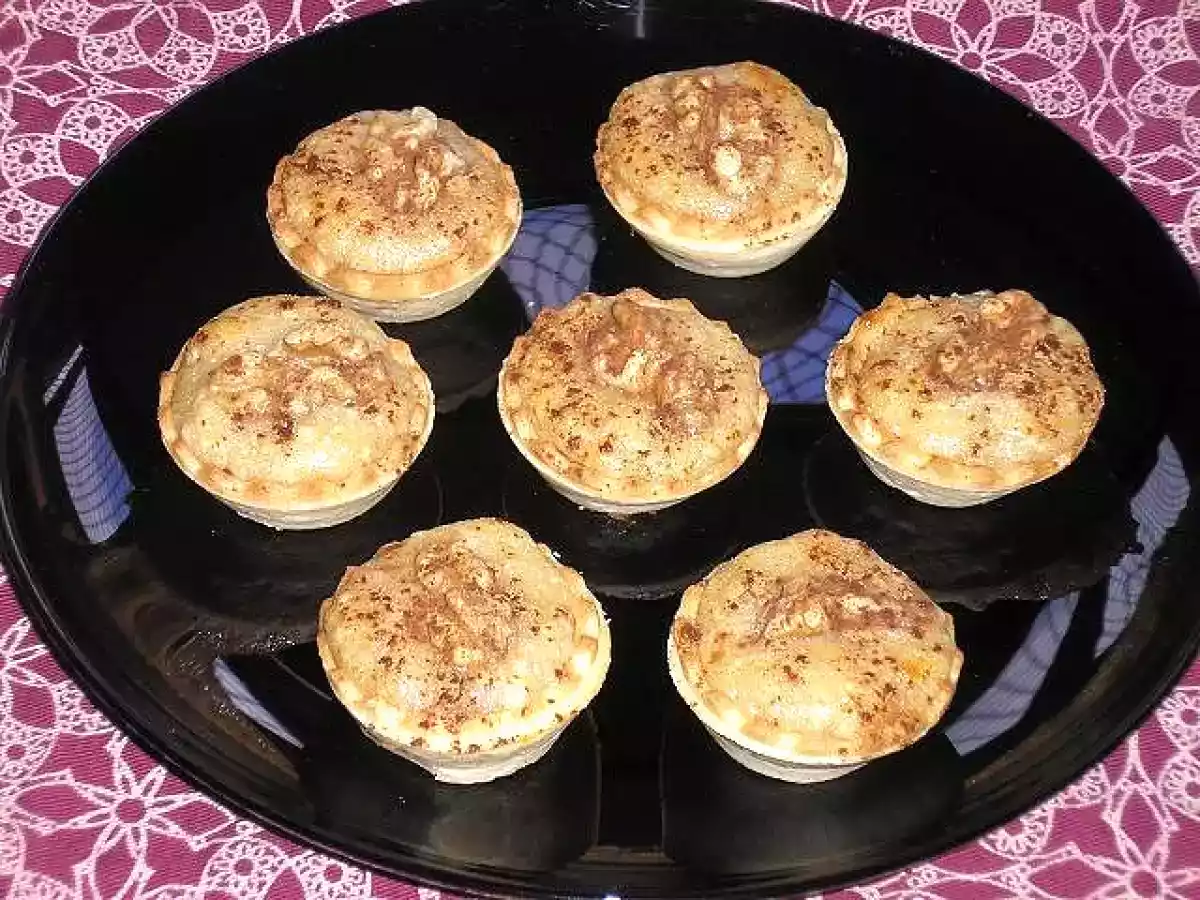 Tartaletas dulces gratinadas