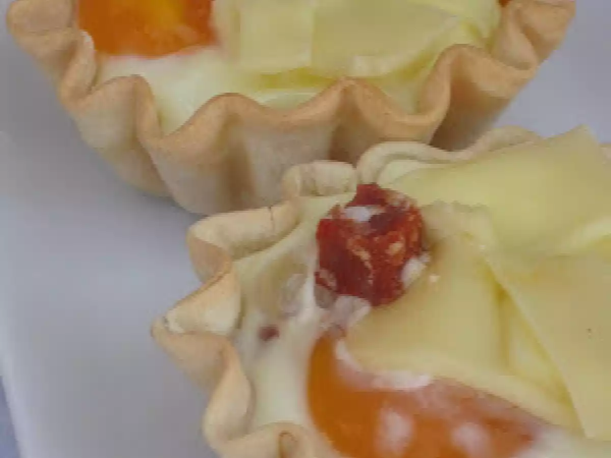 Tartaletas rellenas o Mini Quichés