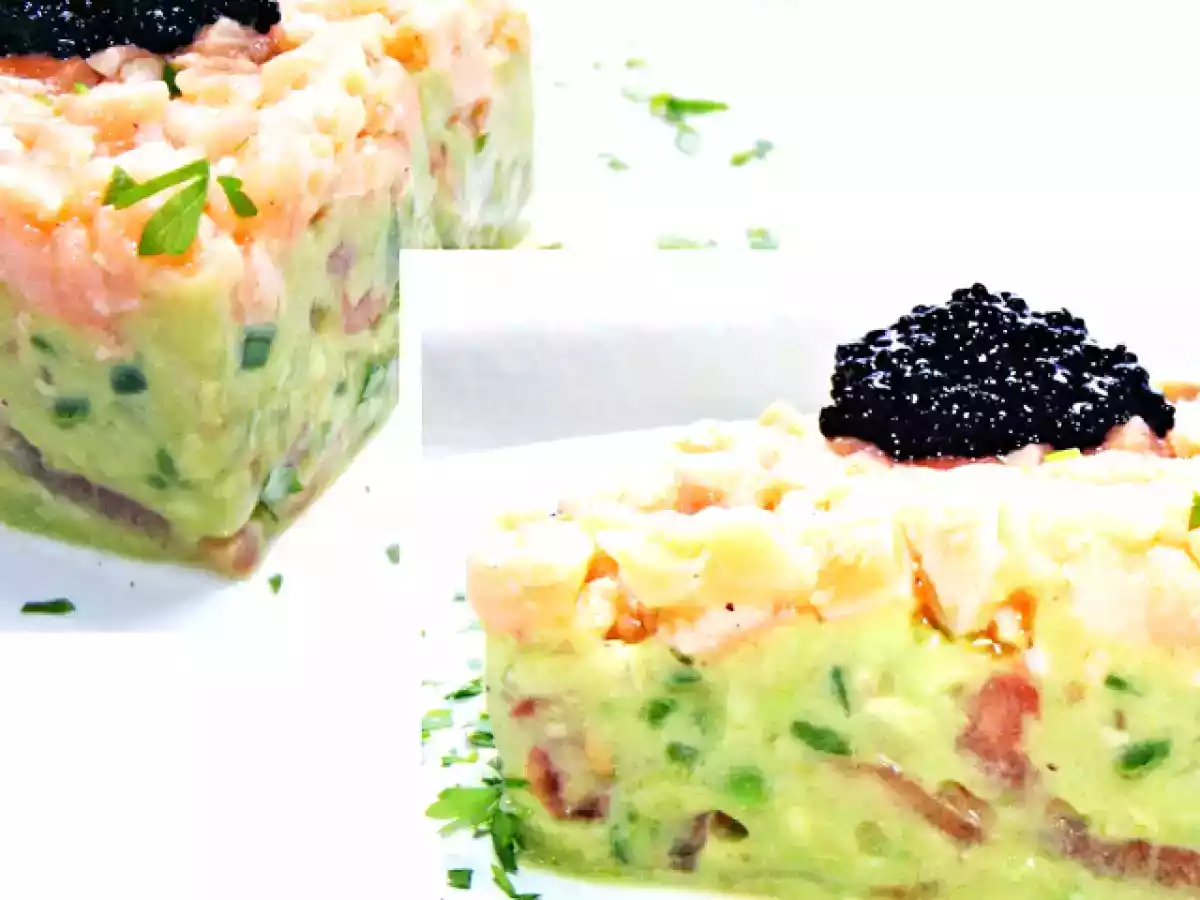 Tartar de salmón con guacamole - foto 3