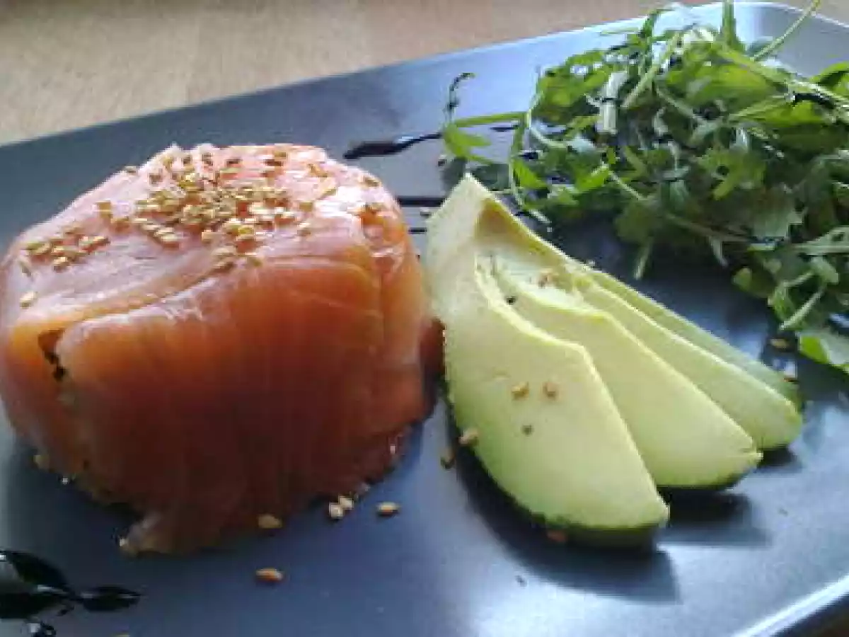 Tartar de Salmón fresco y ahumado - foto 2