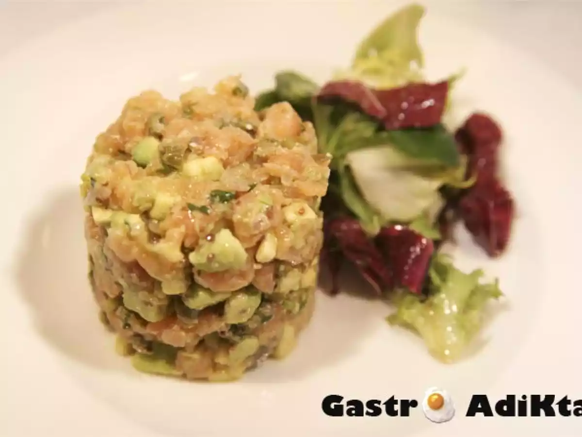 Tartar de salmón y aguacate
