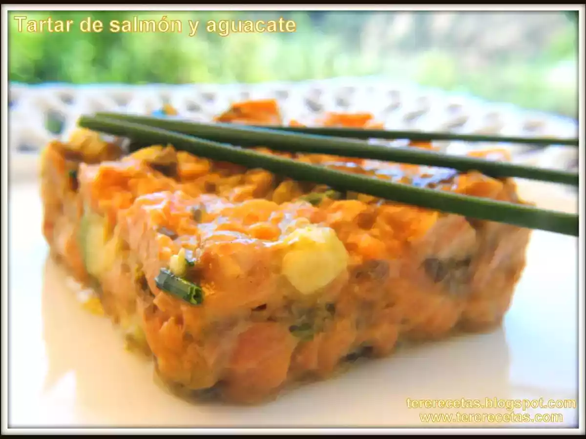 Tartar de salmón y aguacate. - foto 3