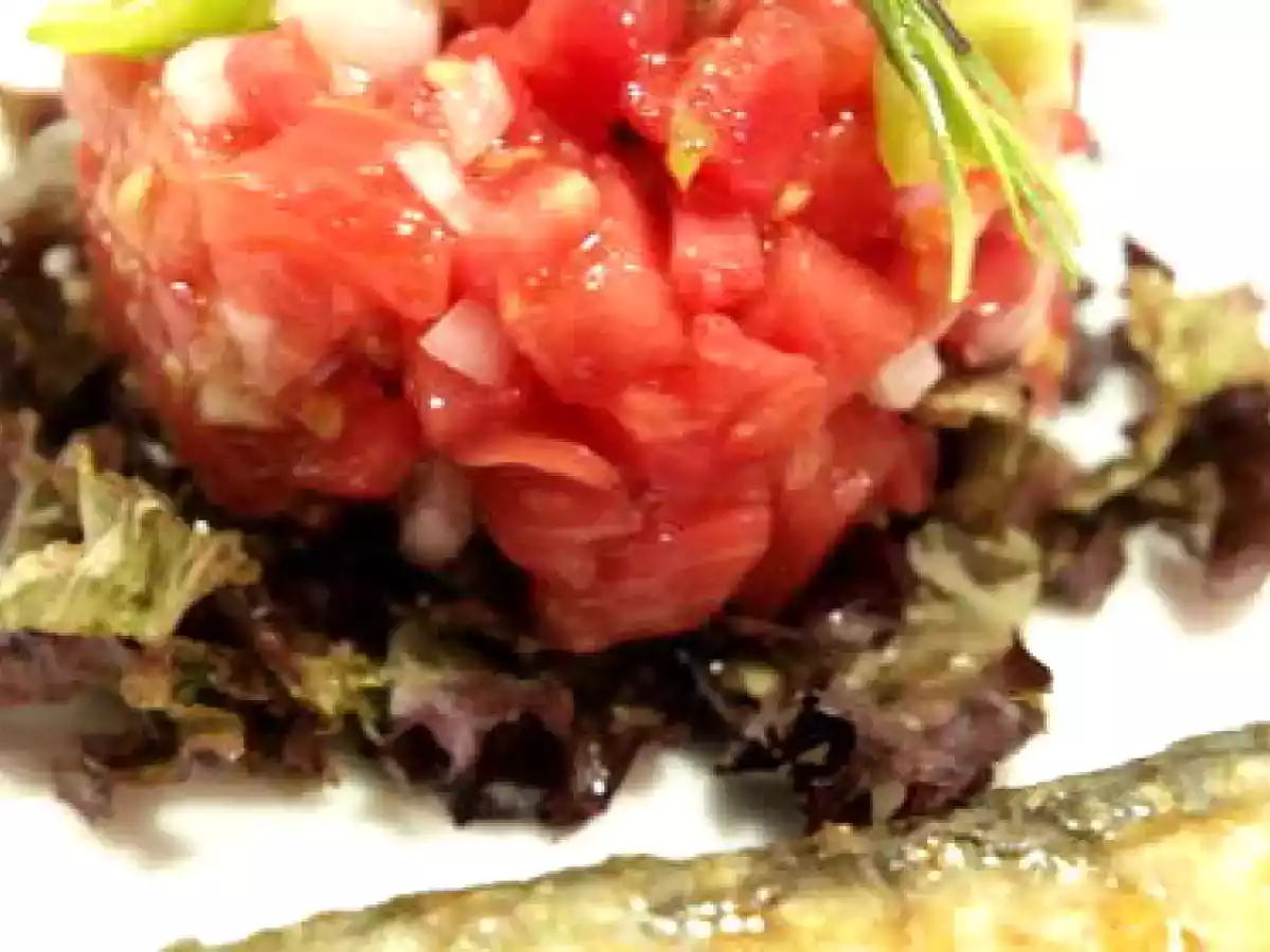 tartar de sandía y tomate - foto 3